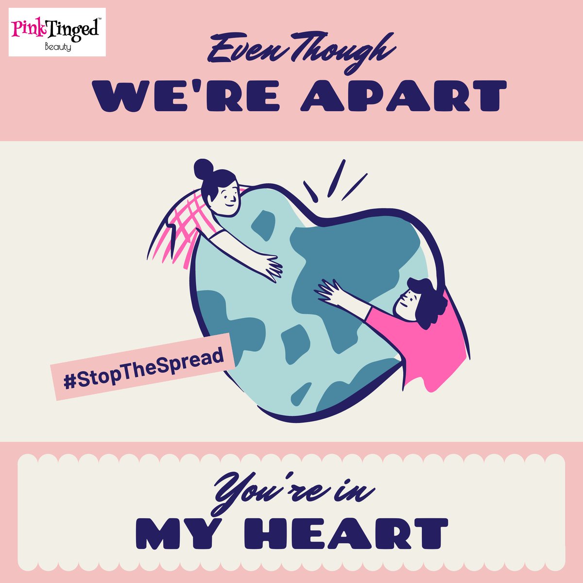 pinktinged's tweet photo. Together we can overcome.. 
#coronavirus https://t.co/J0rLAGCW6t