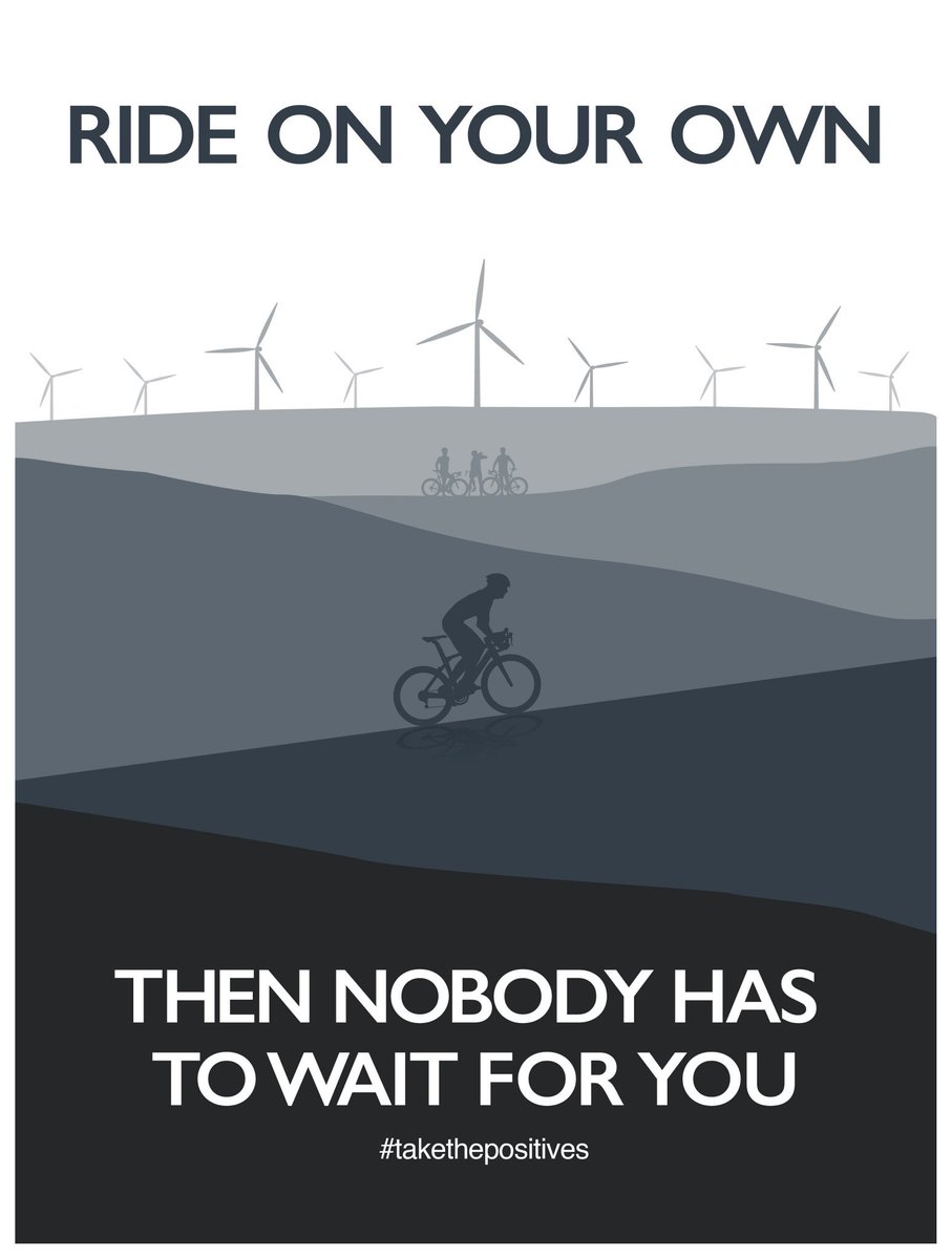 This illustration by @adam_rowlinson seems apt for our local roads #onlysolo #CoronaLockdown #holmfirth #cycling