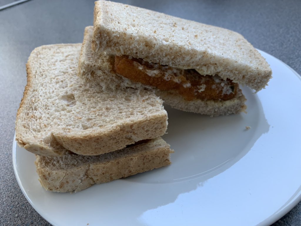 steve_maloret's tweet photo. Day 9 of #selfisolation and a combination of limited food rations and a throwback to childhood means itโs #fishfingerbutties for lunch.
Well it is Friday ๐๐
#TogetherInIsolation
#StayAtHome
#HappyFriday https://t.co/LmW65bTTZJ