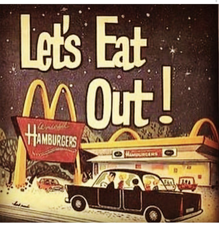 What is this “Out” of which you speak 🤔❓(Opinions expressed here do not reflect those of @McDonalds management) #Quarantine Day 12 #day12ofquarantine #QuarantineLife #ads #retro #vintage #advice  #50sads #badadvice #vintageads #stayathome #pandemic #QuarantineAndChill