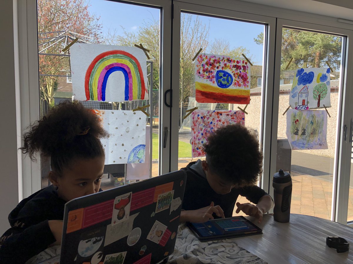 HayleyPryce1's tweet photo. @halfpennylane Rudi 6w helping his sister do her maths (Aria 3p) and also doing the TT Tockstars battle https://t.co/3vq5BSdP0e