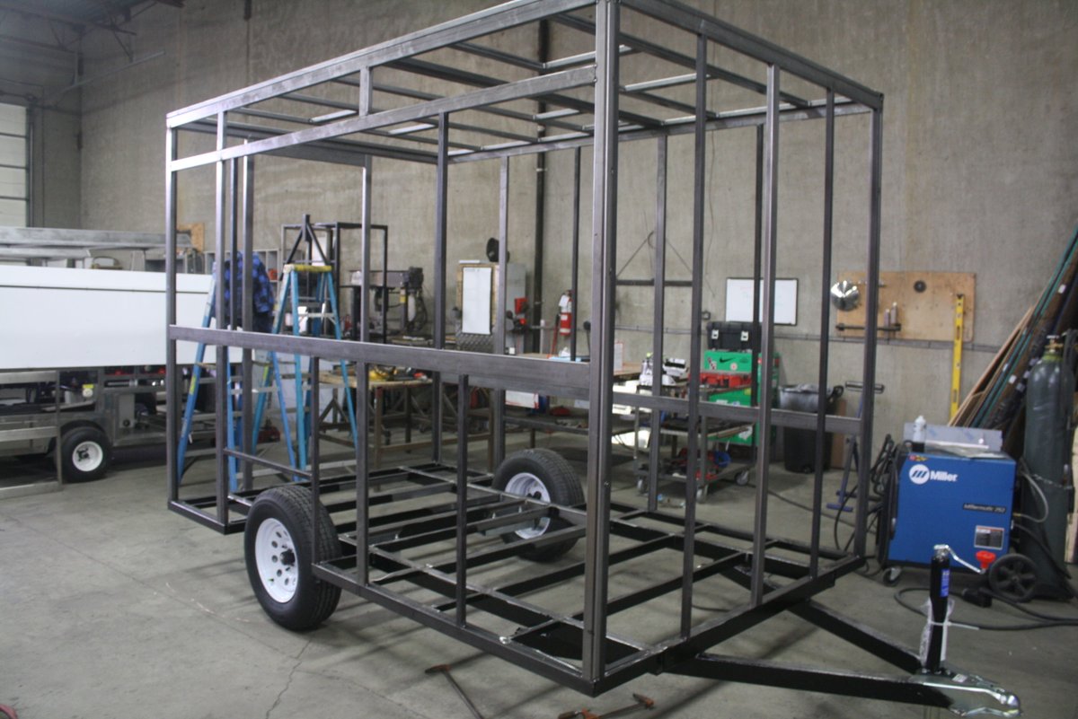 Apollo is in the process of a ground up food trailer build.  This approx. 6' x 10' trailer is compact and custom sized to suit a full line of cooking equipment and refrigeration.  It also allows a good size working and prep area.  Get your order in now - Turnkey for under 60K CDN