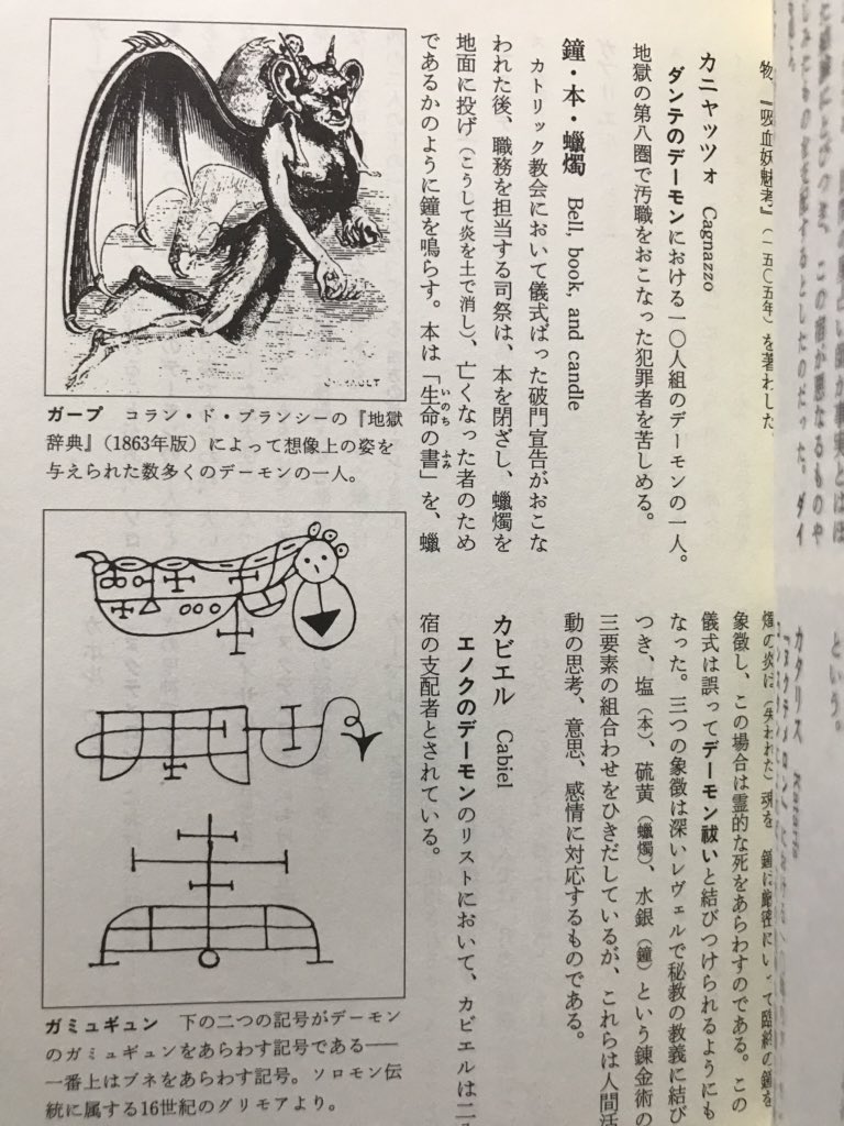 ট ইট র Cha Bo フレッド ゲティングズ 悪魔の事典 オカルト 魔術 悪魔学に登場する悪魔の名前や組織 用語などの事典 古代オリエントの神話から現代の新秘教主義まで およそ3000の悪魔の名前を採集してあるそうだ ট ইট র Cha Bo フレッド ゲティングズ 悪魔の事典 オカルト 魔術 悪魔学に登場する悪魔の名前や組織 用語などの事典 古代オリエントの神話から現代の新秘教主義まで およそ3000の悪魔の名前を採集してあるそうだ