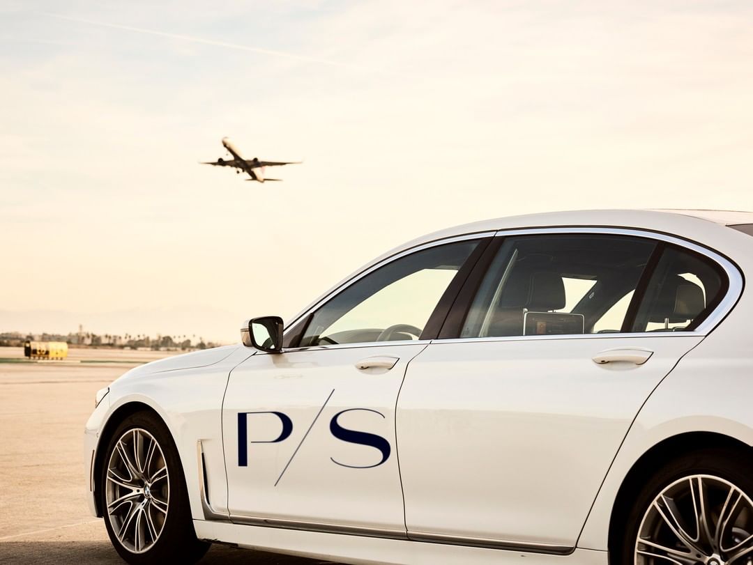 Our trained drivers escort guests across the airfield to and from their plane in a private <a href="/BMW/">BMW</a>. Doesn’t get better than that!