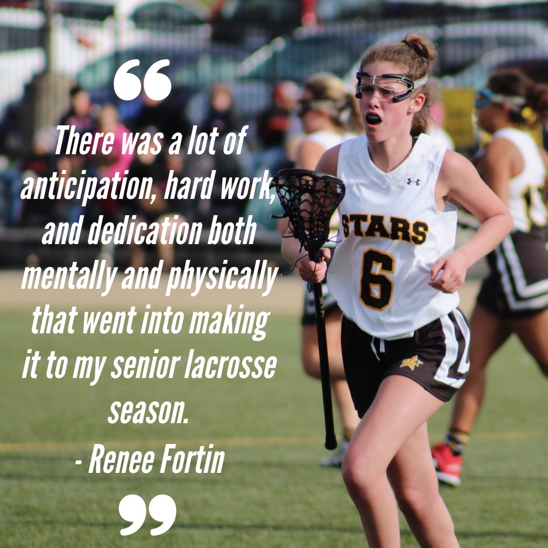 Dart_Sports's tweet photo. Senior Renee Fortin says, “the best way to describe this situation is surreal. The thought that I might not get a chance to step out on the field with my team again...it’s surreal.” #claudiabengephoto https://t.co/yUxxhduCb9