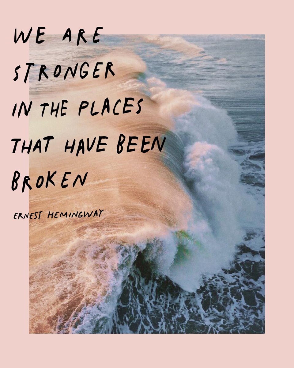 As Ernest Hemingway teaches us, the power of resilience makes us stronger than ever. Let’s focus on positive energy and happier days, now we need to be patient and #stayhome but soon we’ll enjoy our time together again. Pic by Dantom