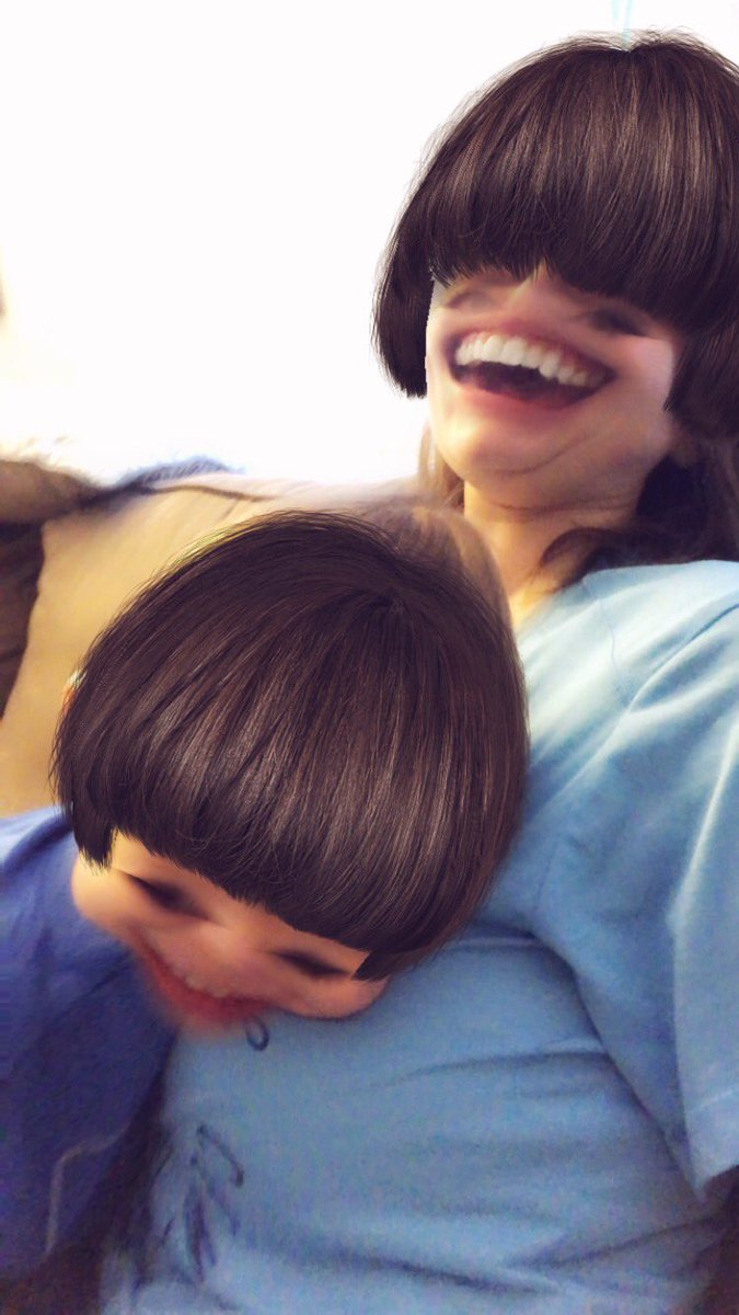 artwalkervb's tweet photo. Spirit Week 2 - Blue Day! We both needed a good laugh this morning so we’re repping CES with a silly Snapchat filter 🤪@CentervilleVB 
#CESEcho #WeAreVBschools https://t.co/Mx7kSDm7Uj