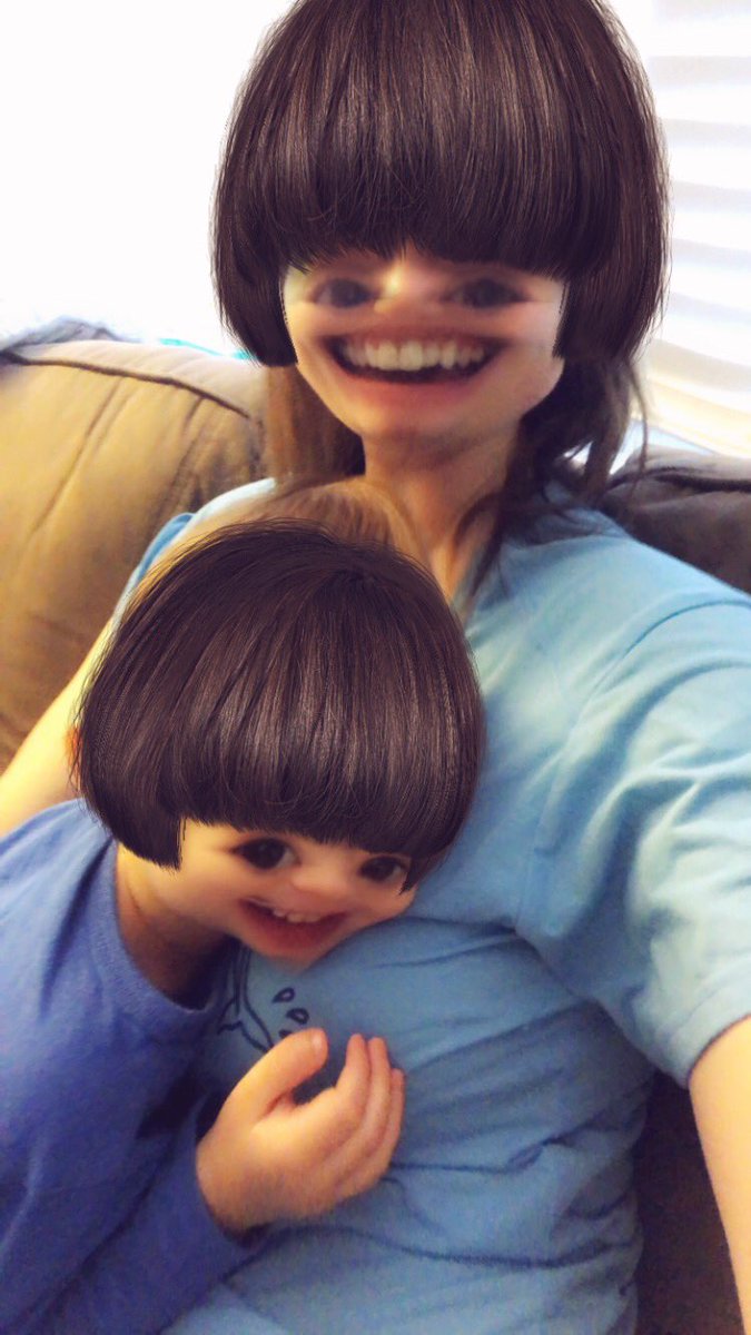 artwalkervb's tweet photo. Spirit Week 2 - Blue Day! We both needed a good laugh this morning so we’re repping CES with a silly Snapchat filter 🤪@CentervilleVB 
#CESEcho #WeAreVBschools https://t.co/Mx7kSDm7Uj