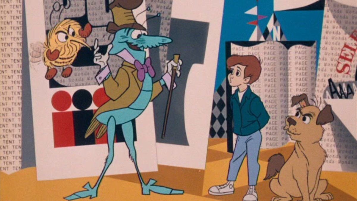 WeirdlandTales's tweet image. Animation/live action feature, THE PHANTOM TOLLBOOTH (1970).