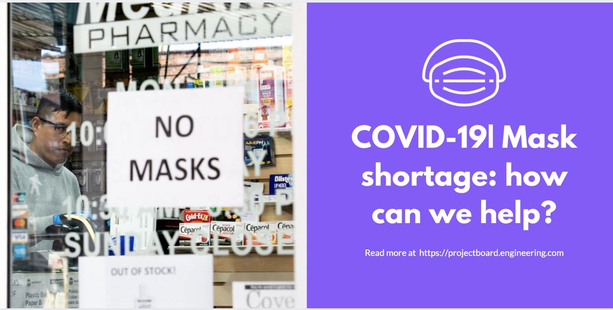 COVID-19| Mask shortage: how can we help?
There is a huge shortage of face masks globally. Doctors in the NHS are reporting that they don’t even have access to masks. What are some viable alternatives to the traditional face mask, especially for health care workers?