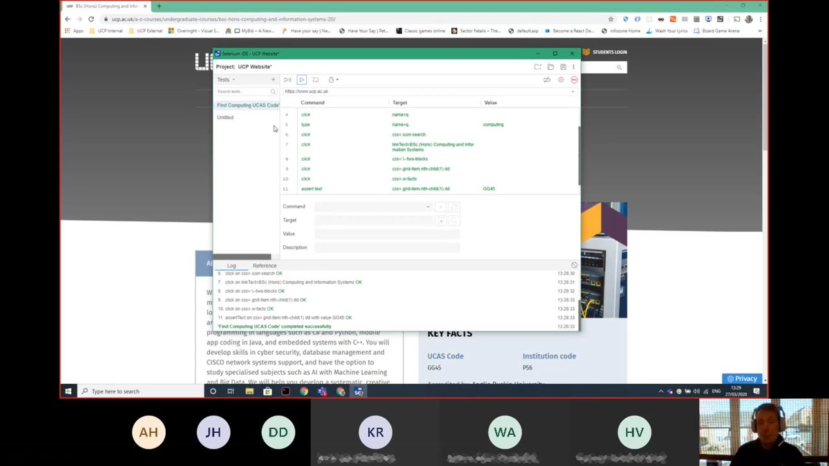 We're now fully up and running using <a href="/MicrosoftTeams/">Microsoft Teams</a> for all of our Computing classes at @UCPeterborough. It's going well and the students are getting on great with the switch to online delivery!