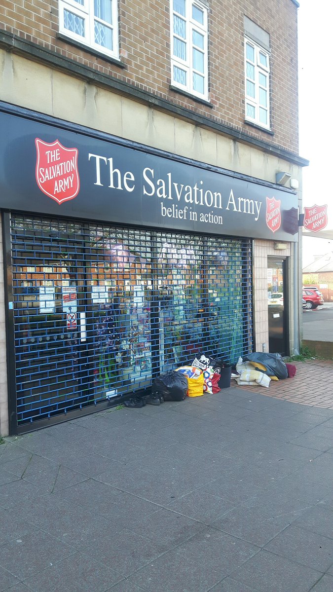 NottinghamCS's tweet image. Please do not place items outside charity shops - As you are aware these establisments are currently closed.
The items will most likely be unsaleable and of no use to @salvationarmyuk if left outside for a number of weeks?