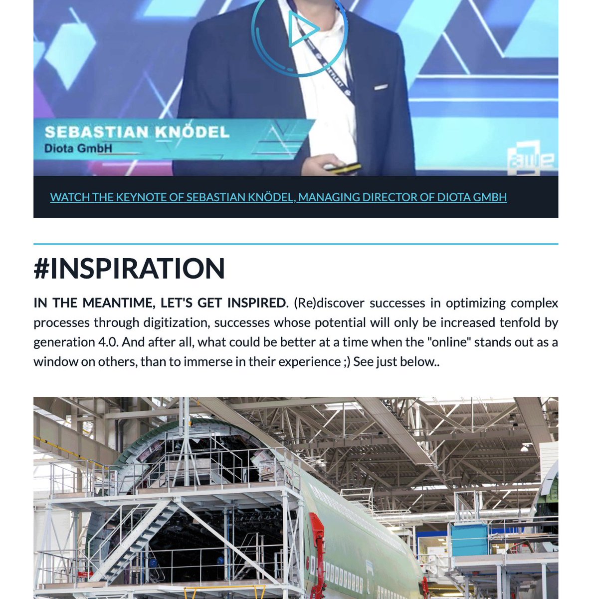 Hi everyone,hope you’re all staying healthy in this particular period of time. Our weekly newsletter is out. Check it out @ find our 1st replies to how we can help you reaching optimal performance as soon as industrial activity picks up. Check it out: lc.cx/mre6