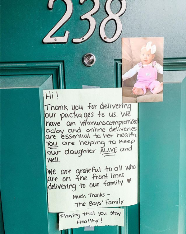 Thank you Kimberly, @houseofbays, for the note of encouragement and thank you to our employees who make all of this possible.