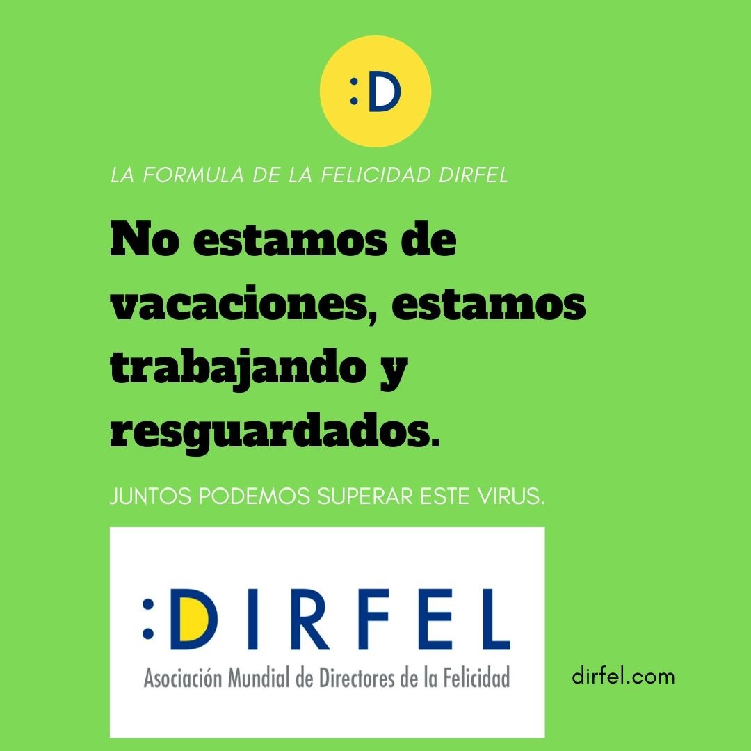 No estamos de vacaciones, estamos trabajando y resguardados 💪🏻
Juntos podemos superar este virus 🤜🏽🤛🏽

#dirfel #somosdirfel #felicidadorganizacional #felicidadlaboral #felicidadeneltrabajo #liderazgo #reflexiones #cambios #flexibilidad #autocuidado #compromiso #bienestar