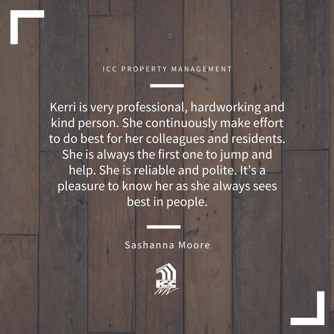 ICCPropertyMgnt's tweet image. Here is what our happy customers have to say about us...! 
#iccpropertymanagement #happycustomers