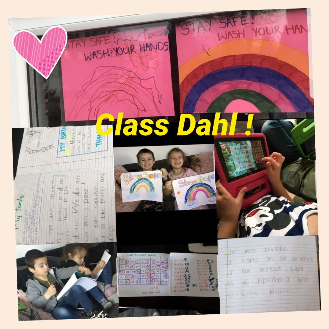 ColeshillHeath's tweet photo. @ColeshillHeath This is just some of the amazing home learning from class Dahl. Well done everyone,we are so proud of you. #homelearning #staysafe 😊😊😊 https://t.co/oTyGVPbuee