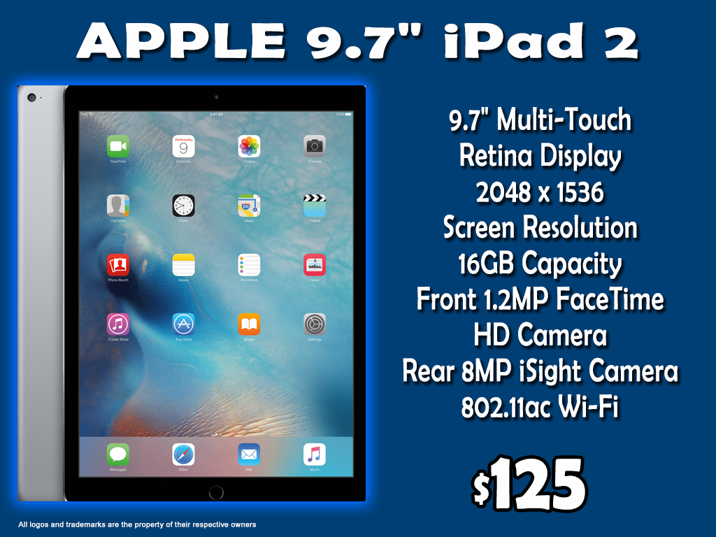 Working from home? 🏡 Are you ready for home school?🏫 Get an iPad PRO 2 at the lowest prices around. 💸 Only $125!!