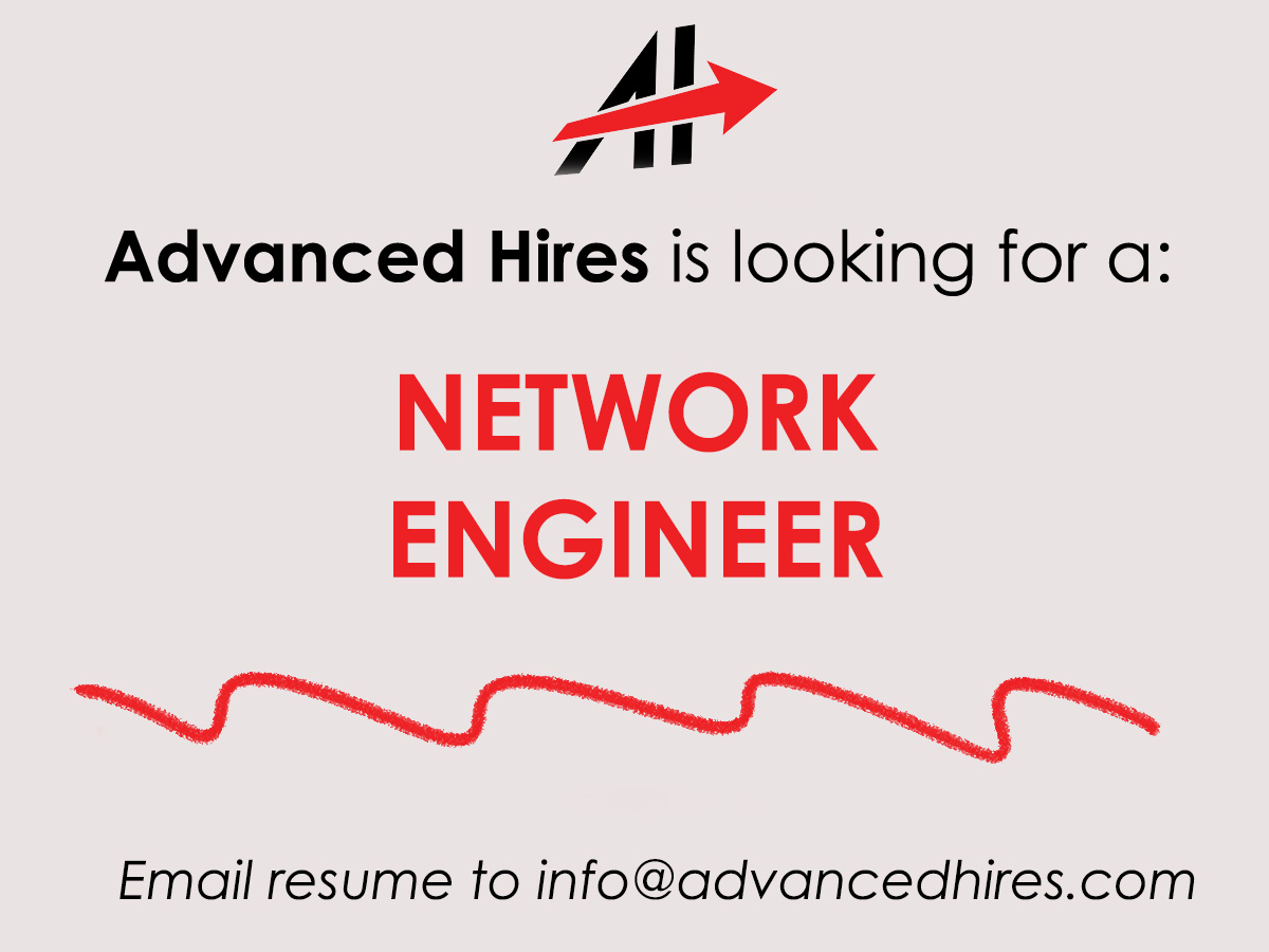 We are #hiring a #NetworkEngineer! In this role you will help lead the #technical support and security of our client's networks including #LAN and #WAN, #WirelessNetwork, #VideoConferencing and #Cisco Voice

For more info: ziprecruiter.com/job/46b912
#madisonjobs #VoIP #VMware #Linux