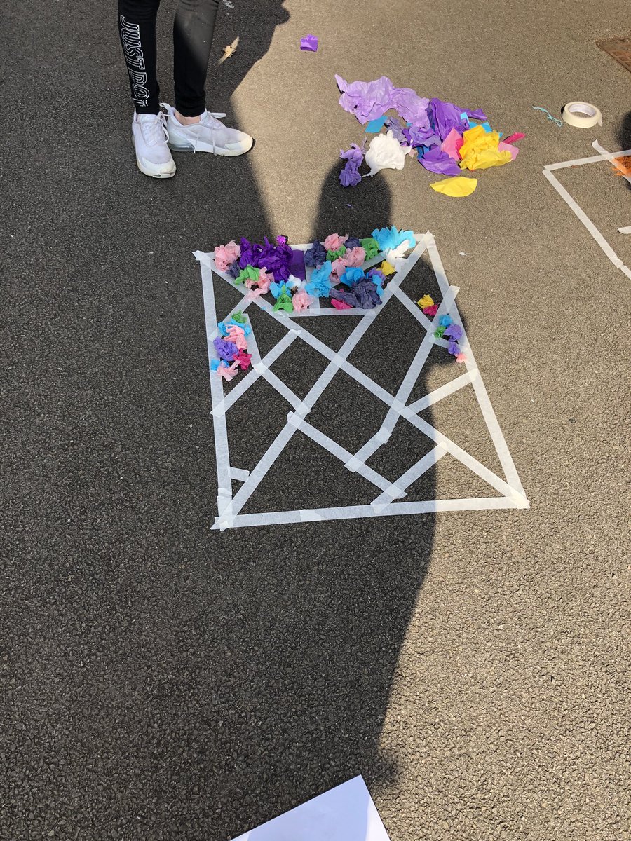 SwindonVillage6's tweet photo. We are busy creating artwork on the front playground this afternoon https://t.co/scuFfwLmj1