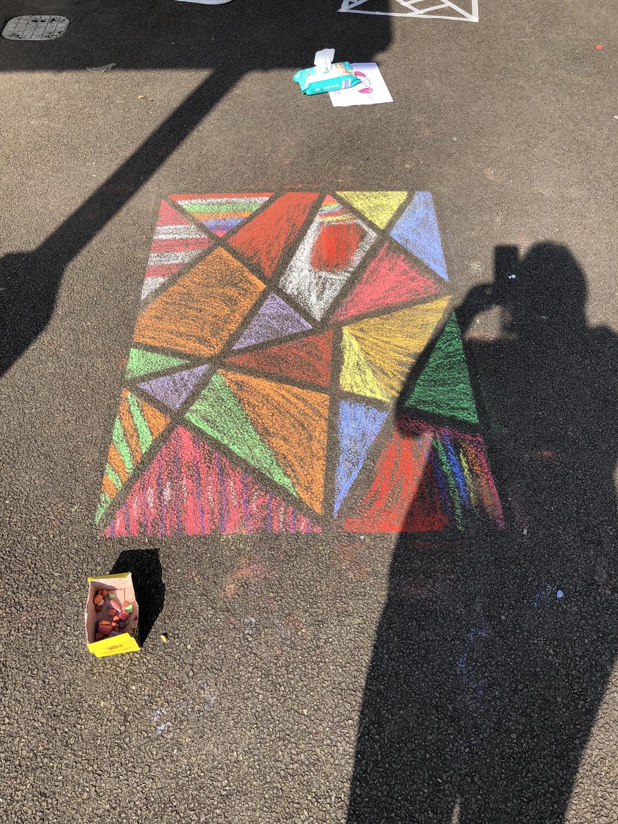 SwindonVillage6's tweet photo. We are busy creating artwork on the front playground this afternoon https://t.co/scuFfwLmj1