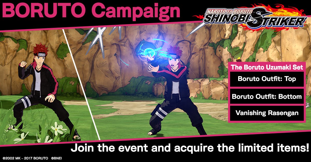 Naruto Video Games Join Us In Celebrating Boruto Uzumaki S Birthday Today In Ntbss We Re Giving Out Lots Of Items For This Special Day And You Can Participate In Special Missions