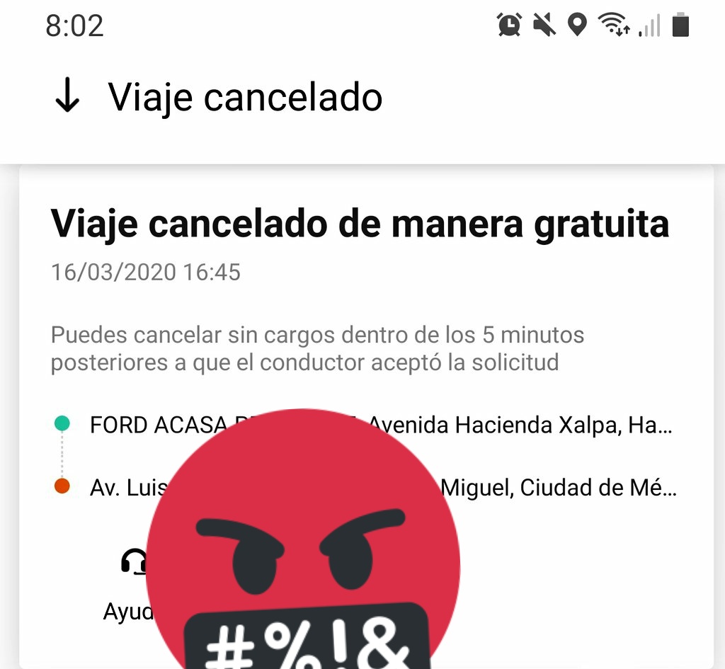 EdyGuzman6's tweet photo. @DiDi_Mexico en verdad es increíble su falta de sencibilidad e interés a sus clientes. Tengo 2 viajes cargados a mi tarjeta por más de 500 entre ambos y su respuesta deja mucho que desear. Con @Uber_MEX  no pasa. https://t.co/qNBMXvwIp4