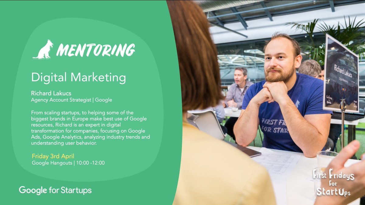 dogpatchlabs's tweet image. Need 1:1 advice on how to adapt your startup to the &apos;new normal&apos;?

Secure 1:1 mentoring from Financial  &amp;amp; Operational Planning @DogpatchLabs, to VC Funding @SureValley, to Digital Marketing &amp;amp; Mobile Dev @Google at #FirstFridaysForStartups.
 
Apply: dogpatch.click/mentorlist