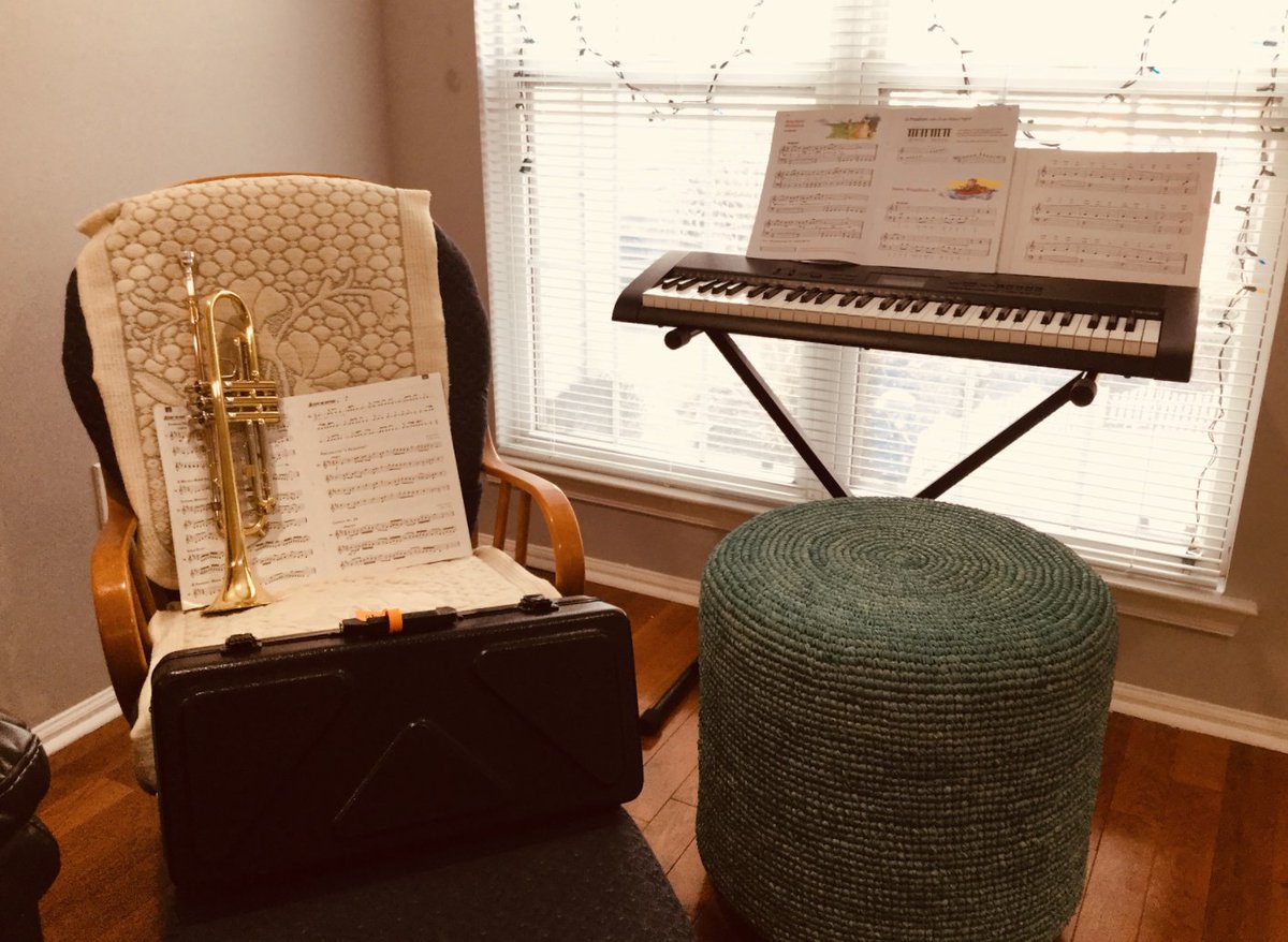 BRMSbands's tweet photo. Happy Friday from the instruments in the BRMS music department. We had fun sharing our silly photos with you this week! @BRRSDPerfArts #bandkidsareawesome #BRingonthedistancelearning https://t.co/PAzyNZS5Ht