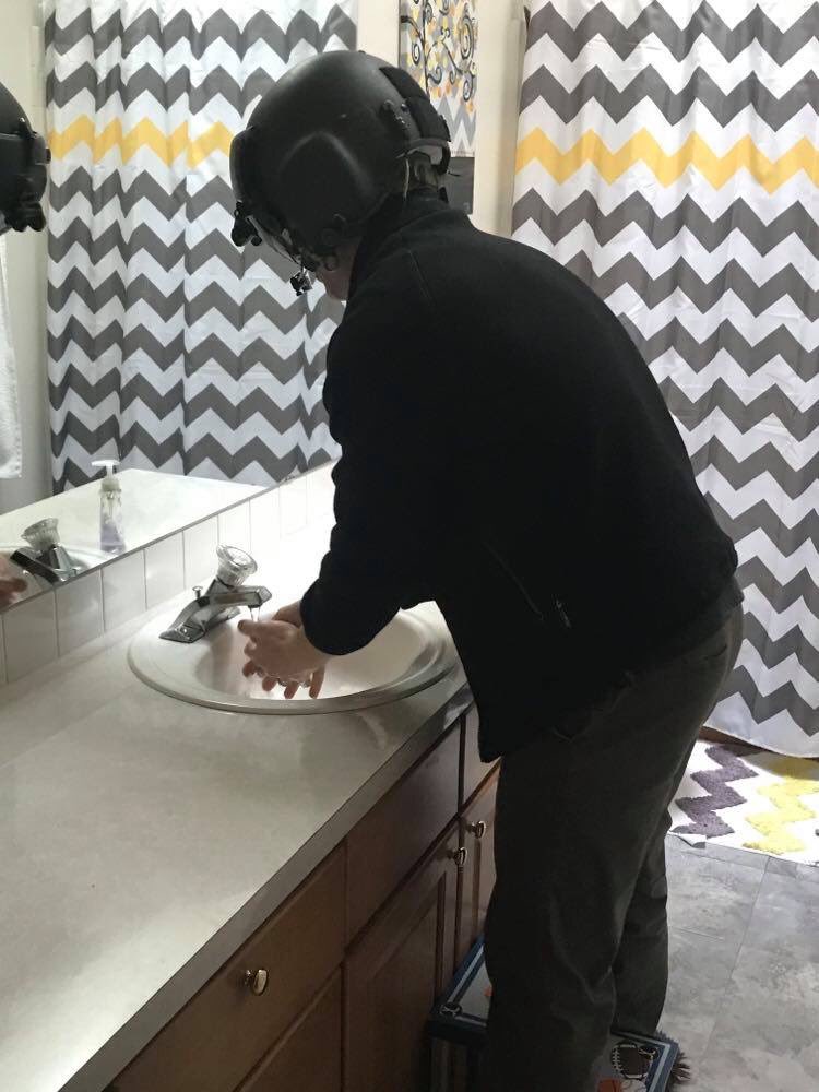 SamtheSoldier1's tweet photo. Ever wonder how an Army pilot works from home?  😝

#inthistogether
#USArmy
#soldiersstayhome
#workfromhome
#telework
#veteranauthor
#samthesoldier
#quarantine
#COVID 
#coronavirus https://t.co/YjIYWHYgHm