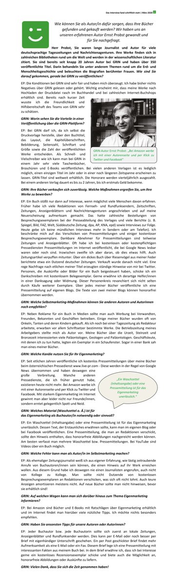 Grin Verlag Sie Haben Kurzlich Ihr Buch Bei Grin Veroffentlicht Und Fragen Sich Wie Sie Dafur Werben Konnen Wir Haben Mit Grin Autor Ernst Probst Gesprochen Der Seine Bucher Seit Vielen