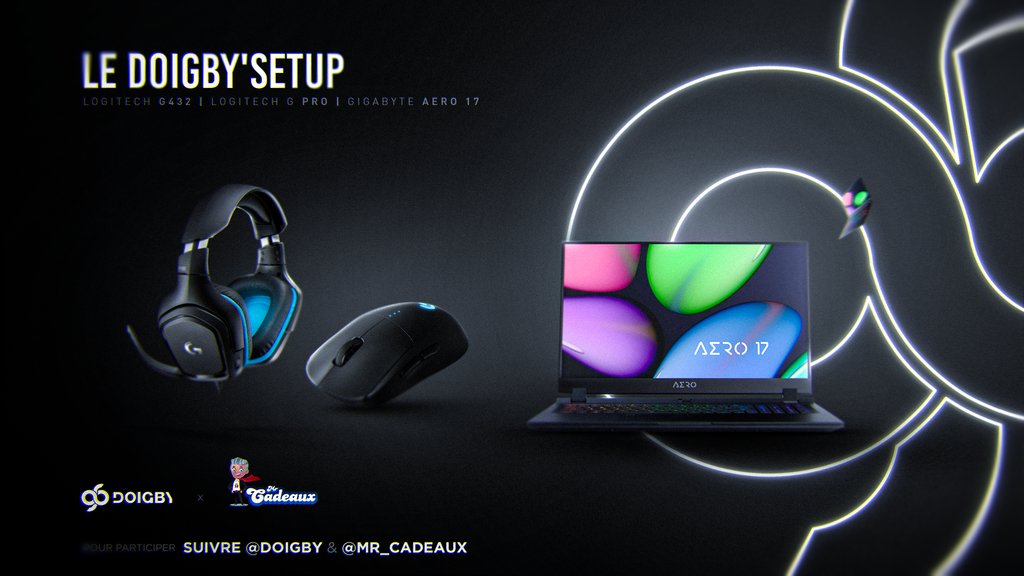 Doigby's tweet photo. Je vous présente le DOIGBY’SETUP 💻

Un setup complet à gagner CHAQUE semaine ! Tous les lots sont offerts par Mr Cadeaux 🎁
Le premier sera disponible ici : https://t.co/yBWL2GXgO7

Vous en aurez aussi, ne vous inquiétez pas, ça arrive bientôt ! 👀 https://t.co/LTKPy26am5