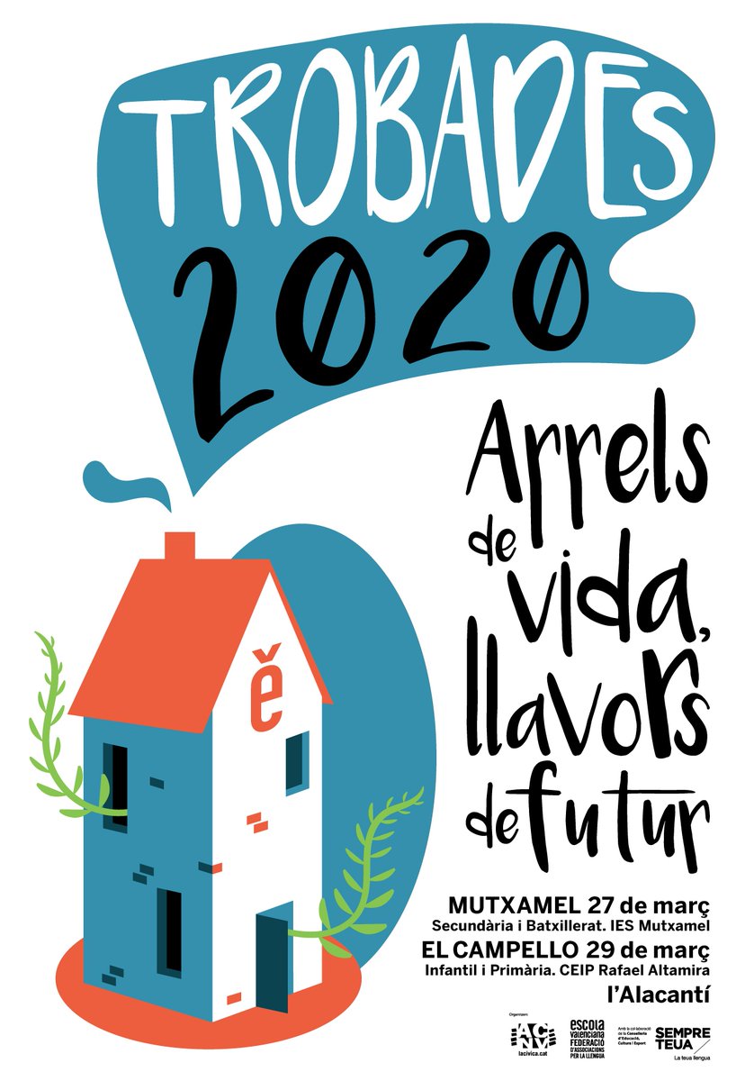 acnvlacivica's tweet photo. Hauríem d’estar a Mutxamel gaudint de la XVII Trobada de secundària i batxillerat en valencià de l’Alacantí.
Aquest ajornament no ens ha impedit q els centres educatius de sec i bat ens posem en contacte amb vosaltres per contar-vos què anaven a fer.
https://t.co/oZ5TqiqQg4 https://t.co/Mq4N7LdhNJ