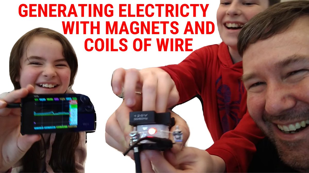 TimWilborne's tweet photo. New Video. How you can produce electricity using a magnet and coil of wire. STEM with Tim.
https://t.co/ecmcJgSWZF
#stemwithtim #stemlearning #stemeducation #stemkids #electrical https://t.co/dUffwTpwDS