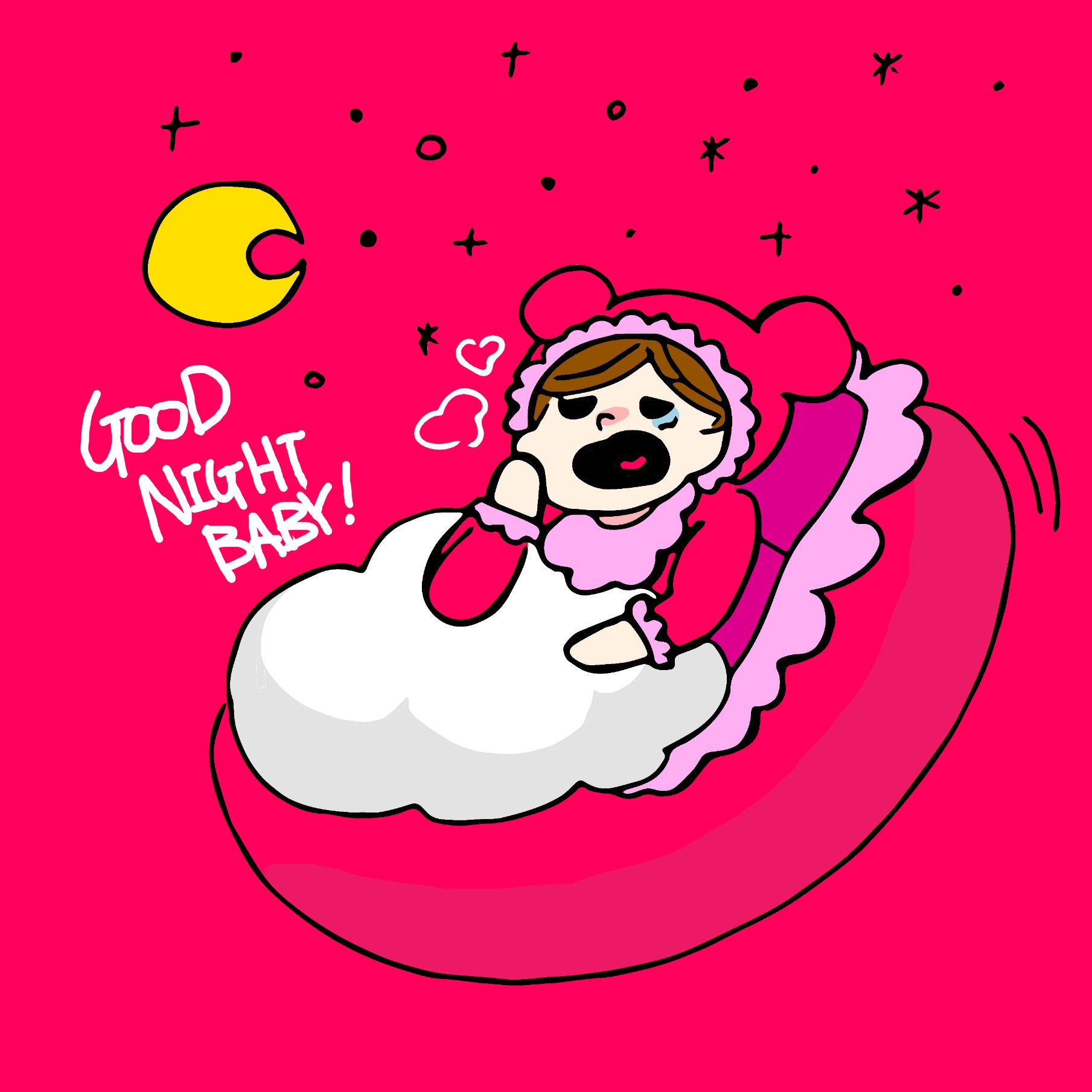تويتر トキチアキ大統領 على تويتر Good Night Baby アンパンマンの中で一番あかちゃんまんが好きです まん なのにこのフォルムと色味たまらん 明日は外出禁止なので いつも以上にたくさん寝ましょう アンパンマン あかちゃんまん Illustration