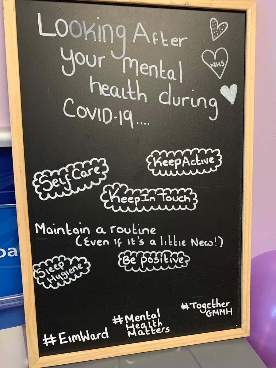 vanessarose1989's tweet photo. Elm ward reminding everyone to please stay at home #covid19UK Also promoting ideas, how to look after your mental/physical health during this stressful time #staysafe #elmward #togetherGMMH #teamelm @Hazel_ParkHouse @SheilaH78888923 https://t.co/sSqz6JexJR