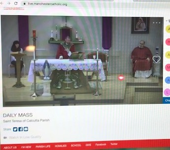 Friday Morning Mass from a Distance manchestercatholic.news/2020/03/27/fri…