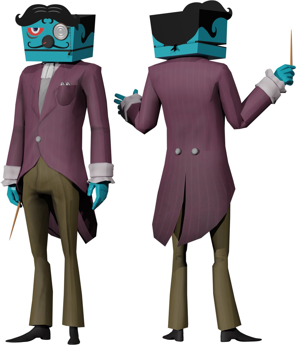 VioletQueenling's tweet photo. fuck it
Spy Conductor
Cosmetics used: Frenchman's Formals, Showstopper, Pocket Momma, Couvre Corner
#art #crossover #objecthead #teamfortress2 #tf2 #spy #グレゴリーホラーショー #グレホラ #gregoryhorrorshow #ghs #プアコンダクター #poorconductor #blender3d #blendercycles https://t.co/5lb7aXtf58