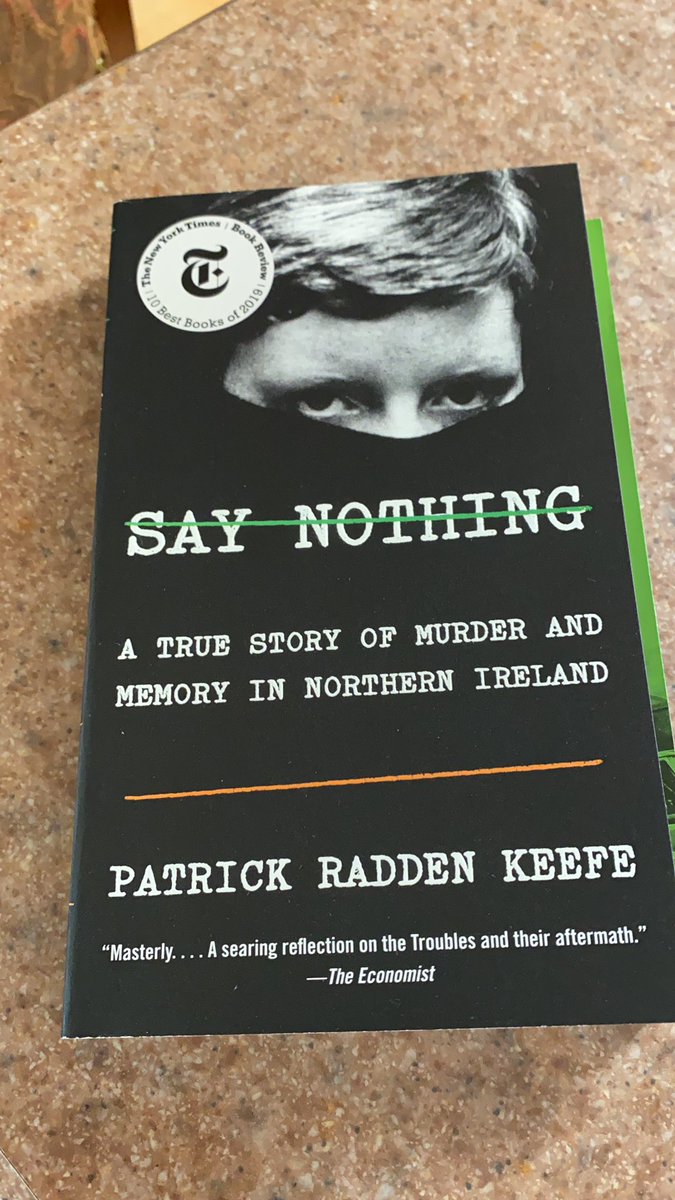 Hey Dr. B! 👋🏼 I know it’s been a minute... but <a href="/FinleyBowman/">Rachel Finley-Bowman</a> I found this book about the troubles in N. Ireland. Have you read it yourself? Thought I’d give it a try! #ecedforpeace