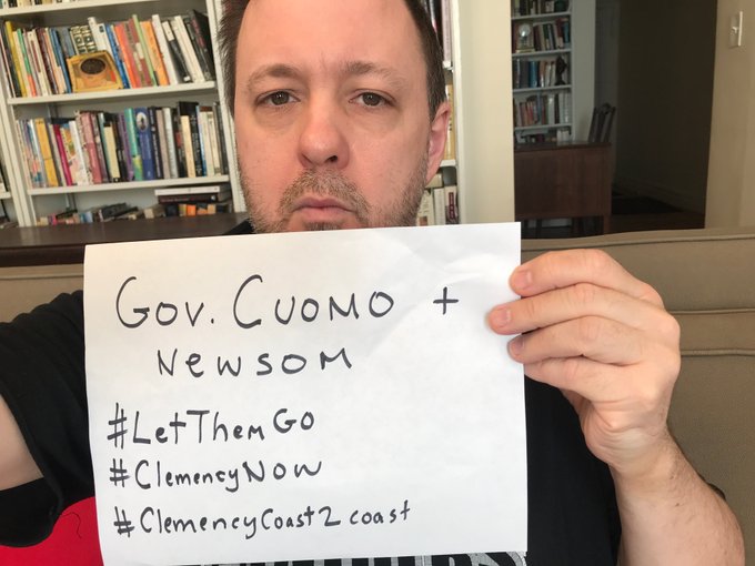 la_abcf's tweet photo. We join the movement calling on 
@NYGovCuomo and  @GavinNewsom to grant #ClemencyNow to elders and others vulnerable to #COVID19. This is a public health crisis and it is beyond time to #LetThemGo! #ClemencyCoast2Coast 
#FreeDavidGilbert #FreeJalilMuntaqim #FreeChipFitzgerald https://t.co/axrHIe6EA3