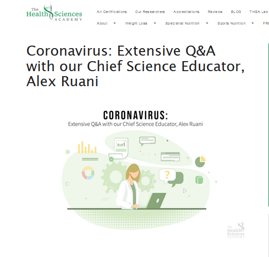 Alex_Ruani's tweet photo. 📌 A MUST READ! I even had my mum read this.... Stay informed. #PreparedNotScared #AskAlex #FactFad
___ Coronavirus: Extensive Q&amp;A with our Chief Science Educator, Alex Ruani - The Health Sciences Academy https://t.co/Ef2dE2bAPv via @HealthScAcademy https://t.co/hrOiiGiyky