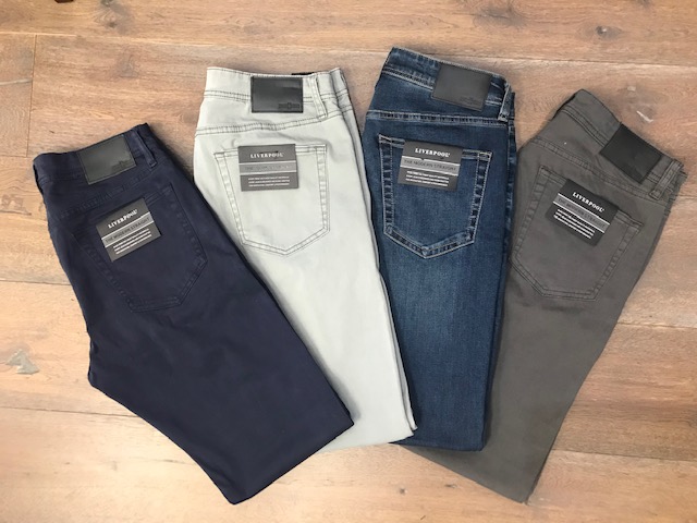 ShopAlexandrite's tweet photo. Don't worry guys we have stylish jeans from Liverpool L.A. for you too!  They offer 2 fits for men, a modern leg and a relaxed leg...in MANY colors! These are just a few.  #shopalexandrite #shopsmall #mensfashion #denim #casualfriday https://t.co/6UoRUhby1B