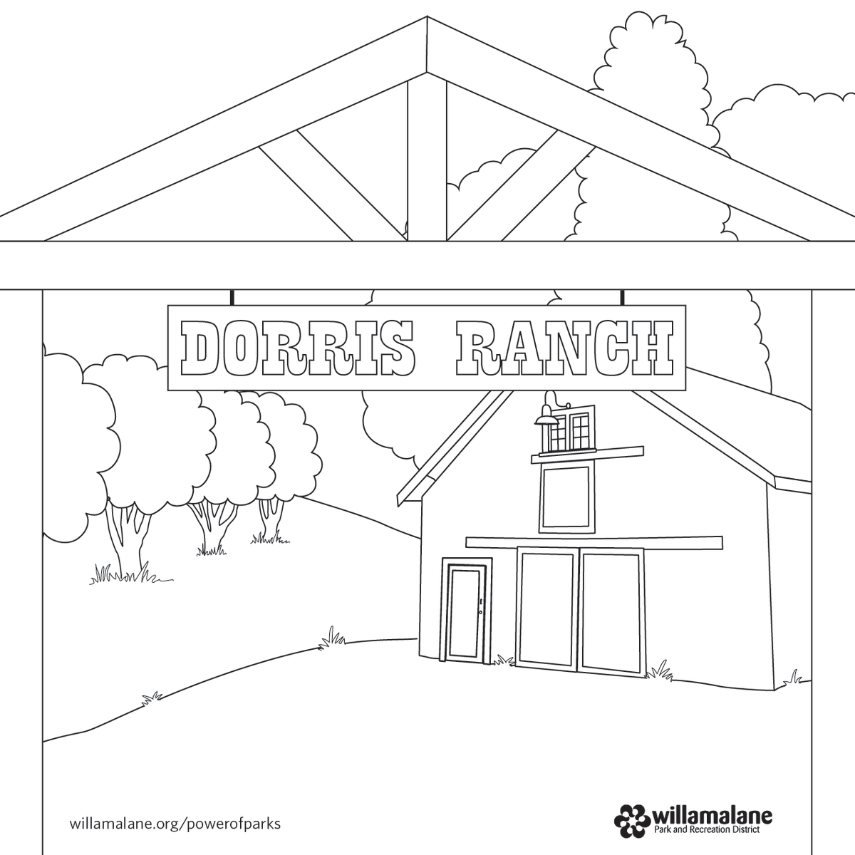 Willamalane's tweet photo. If you can’t get out to one of our parks, immerse yourself in one of our parks-themed coloring sheets. The first in the series is Dorris Ranch. We know grownups like to color too, so we have versions for both kids and adults. Stay tuned for more! Download https://t.co/wL7MxCr505. https://t.co/VNk5UrAXW5