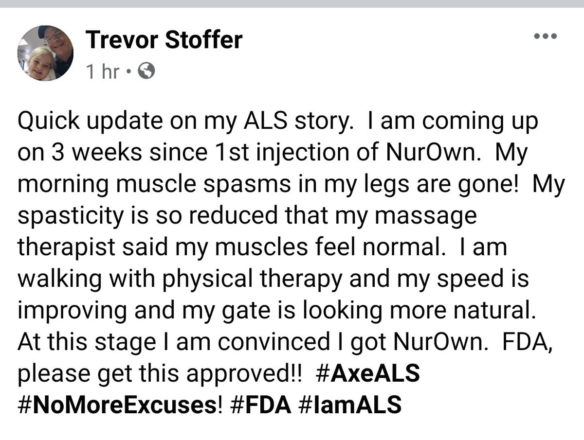 als_now's tweet image. Meet Trevor soon, as he tells his story of ALS improvement. NEXT! #Nurown #als #endals #falsehopefriday @alsassociation @MND @FDACBER @SteveFDA @joegrogan45 @KellyannePolls @realDonaldTrump @SecAzar
