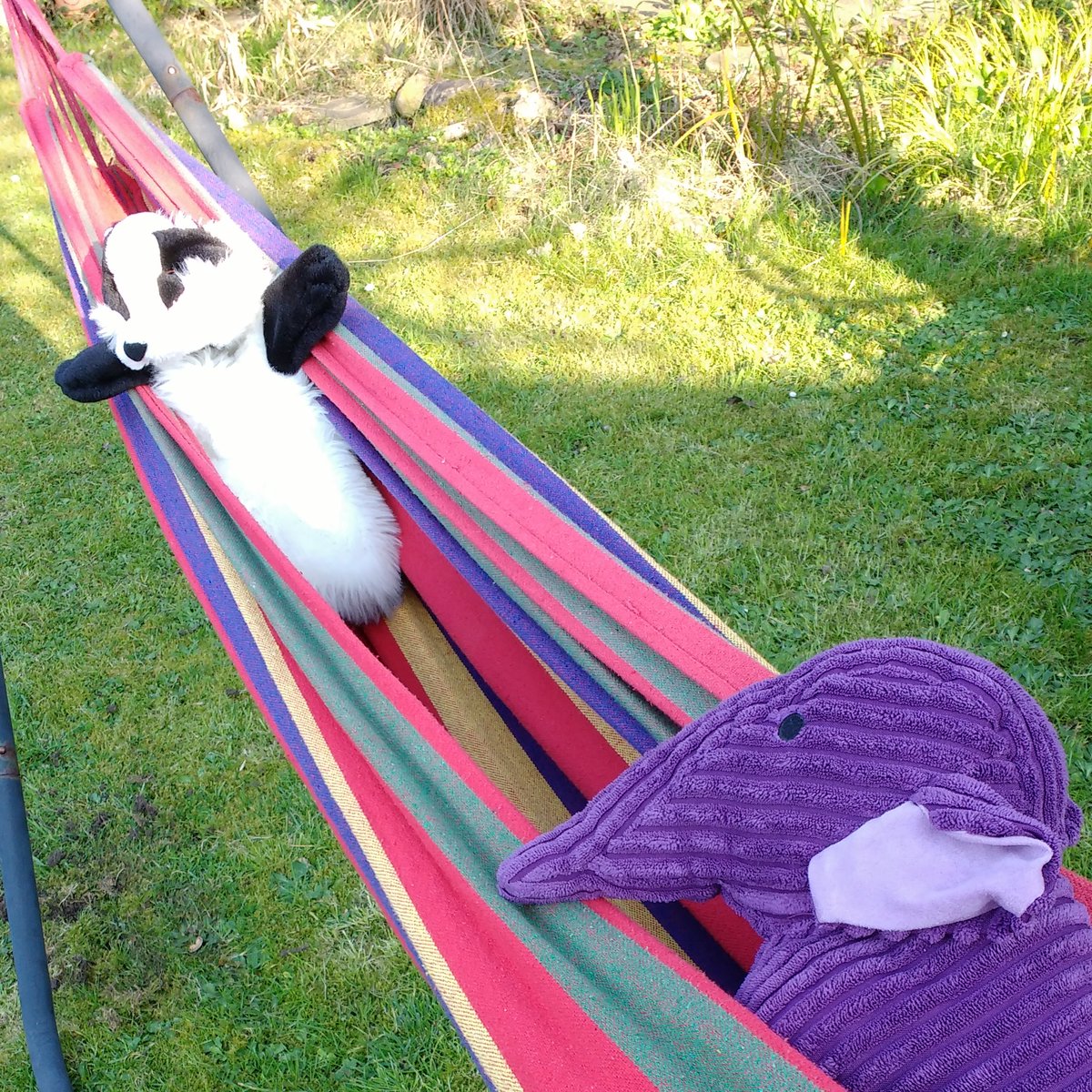 Faerie the Elephant and I have been enjoying the sun - all while practising social distancing!!!