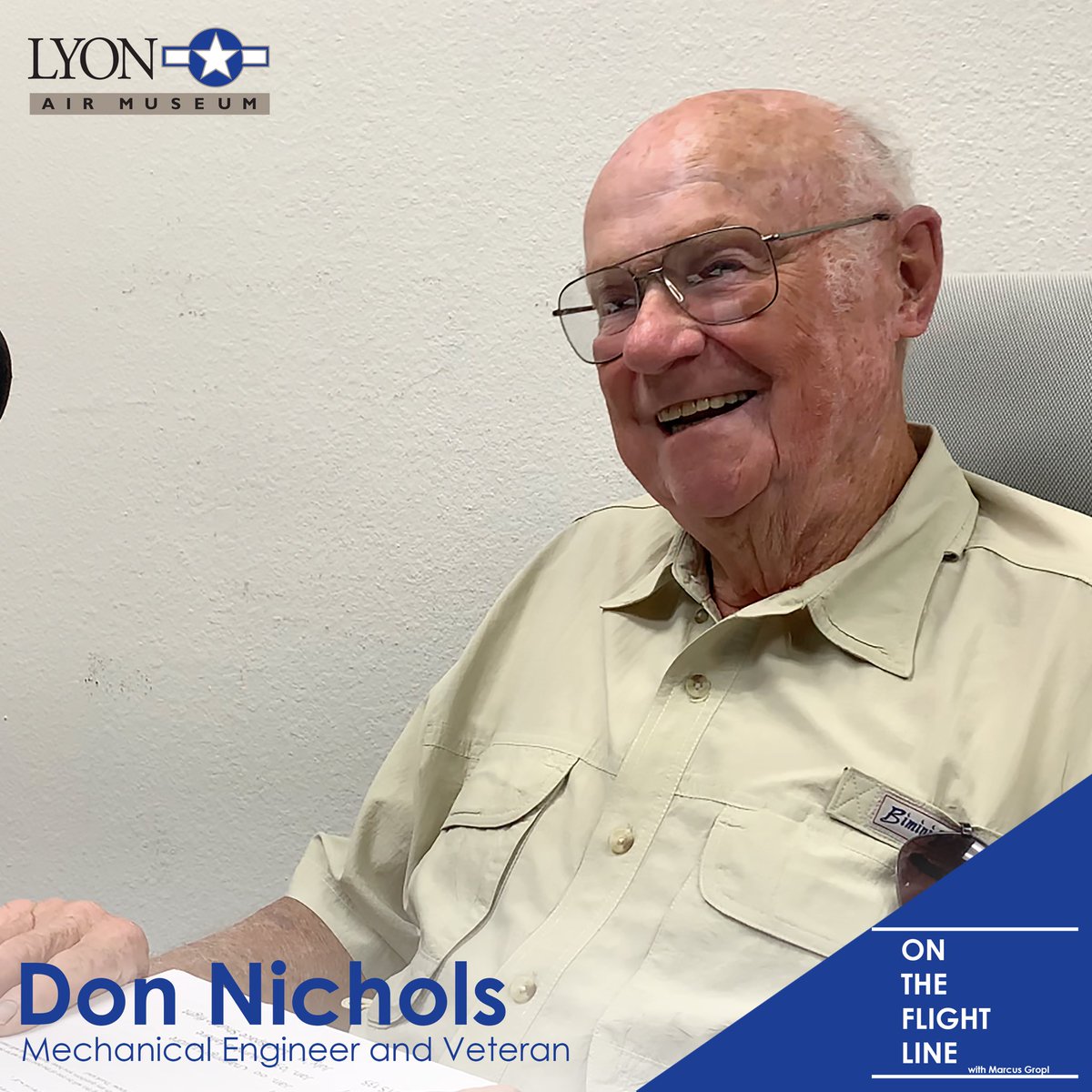 OTFLshow's tweet photo. Getting the inside scoop! 🎙In Episode 4, Mechanical Engineer and Aerospace Project Director Don Nichols shares his insight behind his time at some of the major Aerospace firms including NASA.
(1/2)
.
.
#OnTheFlightLine // #LyonAirMuseum https://t.co/bGLWv1N7S3