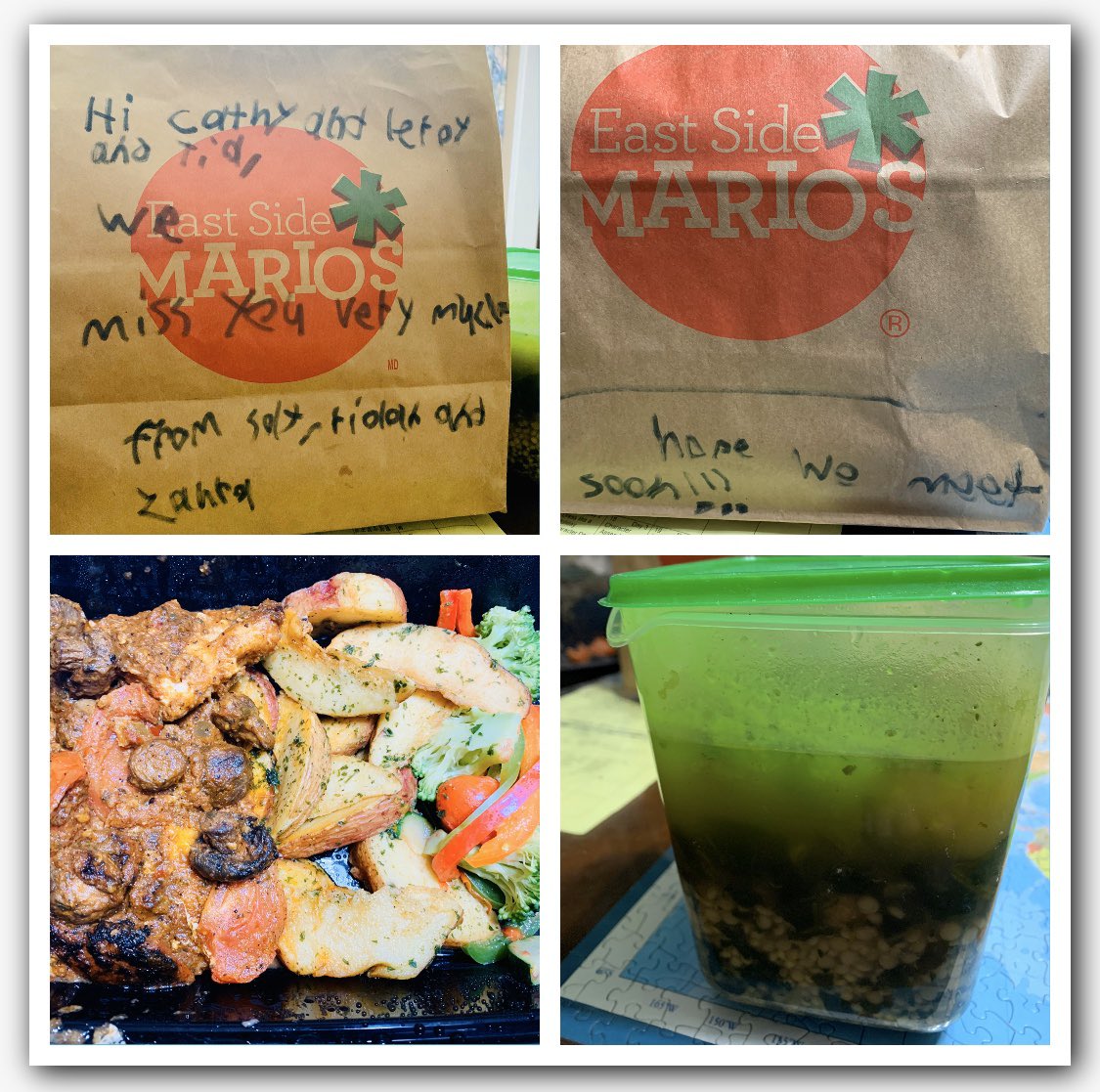 KCatLP's tweet photo. I am deeply thankful and blessed for the special, amazing people in my life who support me, comfort me and uplift me by sharing their love and kindness. THANK YOU for all the foods, supplies and loving messages! ❤️@BarondalepsC #CONVID19 #frontporchdropoff 
#frontporchpickup https://t.co/1aSf2GHyQe