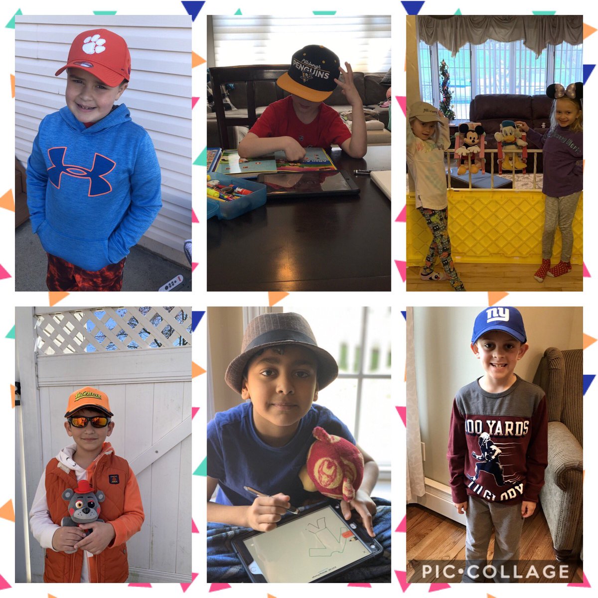 MrsJCuthbertson's tweet photo. Hat day!! Happy Friday 🎉🧢 #22tigers https://t.co/Hn7c9Iek44