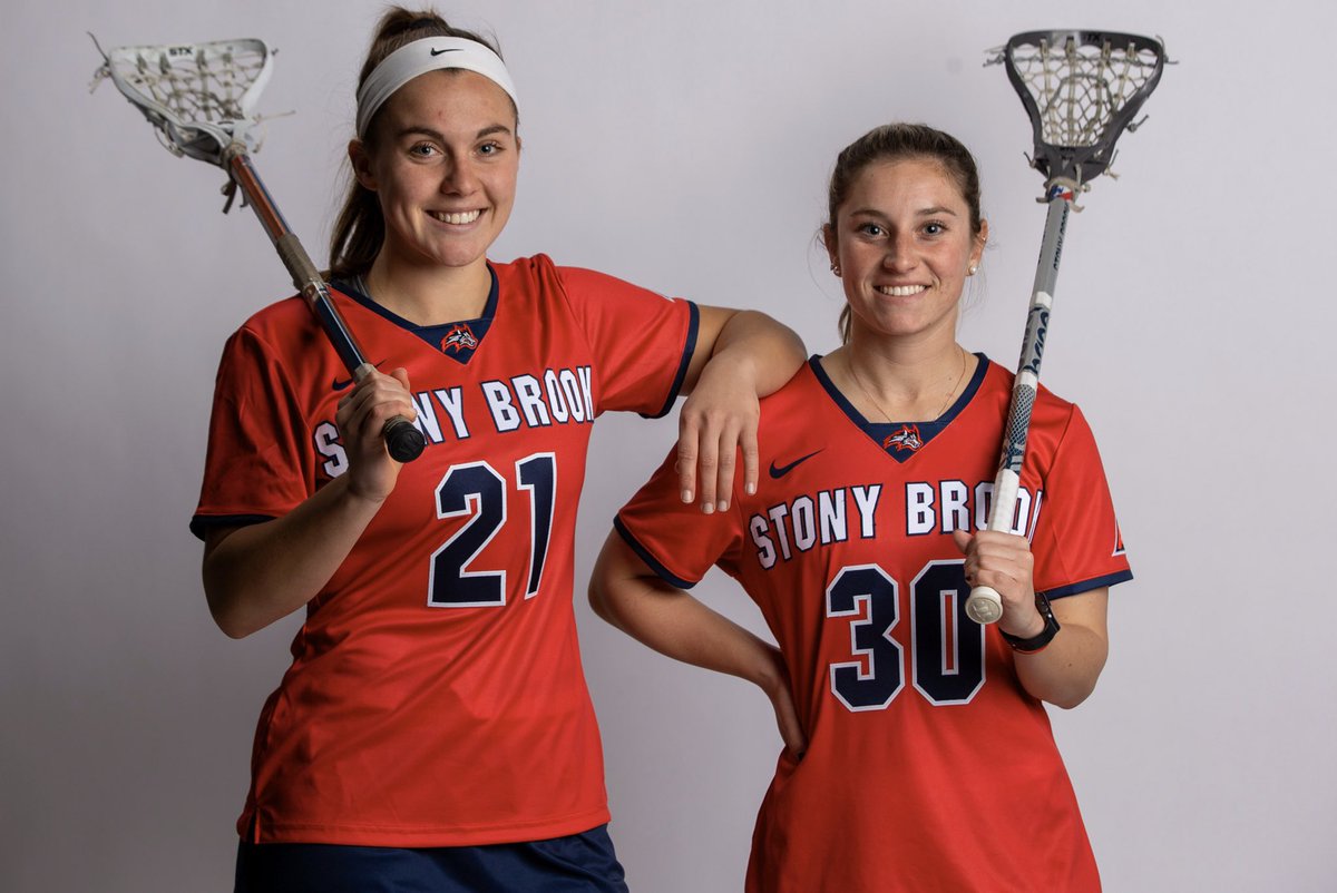 StonyBrookWLAX's tweet photo. Who else is excited that we get to see @TarynOhlmiller and @ally_kennedyx rep the red for another year🙋🏼♀️
#SBURepYourRed #SeawolvesStrong
#SeawolvesUnited | #NCAAWLAX | #AEWLAX https://t.co/TJy0jmsDDG