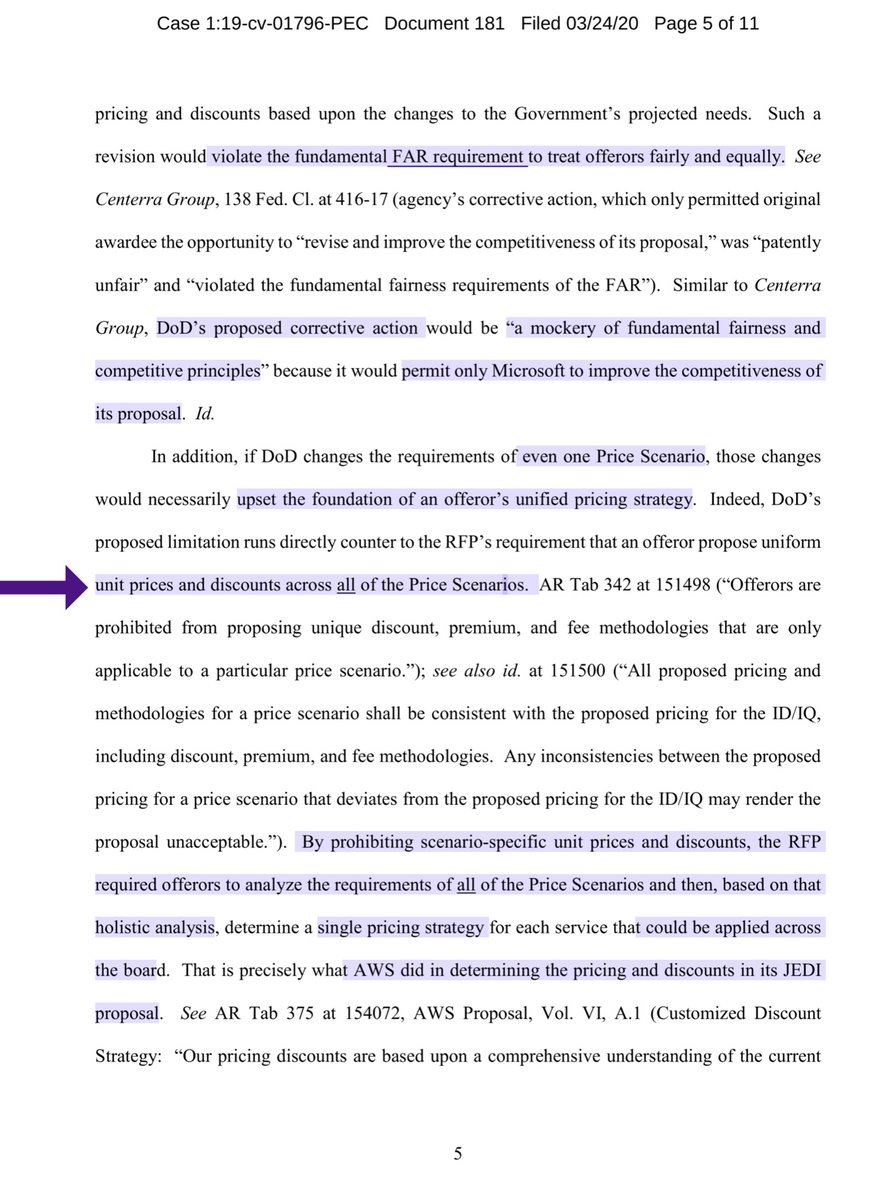 F. A. R. isn’t elective, it’s a freaking mandate - sure you could make a decent counter argument via T.I.N.A but that doesn’t obliviate the fairness & reasonableness doctrine.How is it possible that the DOD made it worse by favoring Microsoft above ALL else?Gawd the mendacity